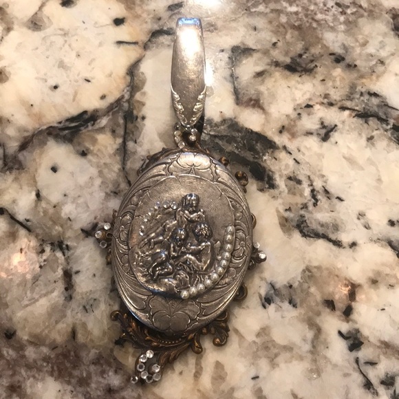 Vintage Sterling Silver Spoon Pendant - Picture 1 of 8